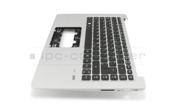 NSK-RDEBU 0G original Acer keyboard incl. topcase DE (german) black/silver with backlight