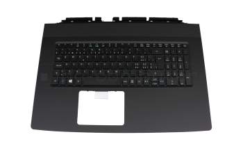 NSK-REDBW original Acer keyboard incl. topcase SF (swiss-french) black/black with backlight