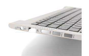 NSK-UPH0G original Asus keyboard incl. topcase DE (german) black/silver with backlight