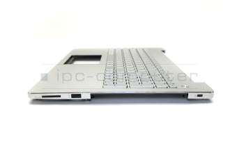 NSK-UPN0F original Asus keyboard incl. topcase FR (french) silver/silver with backlight