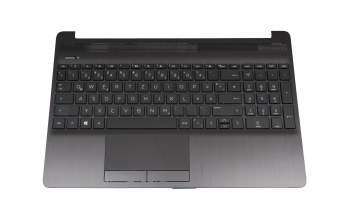 NSK-XR0SC original HP keyboard incl. topcase DE (german) black/black