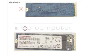 Fujitsu SSD S3 M.2 2280 X400 128GB for Fujitsu Esprimo Q957