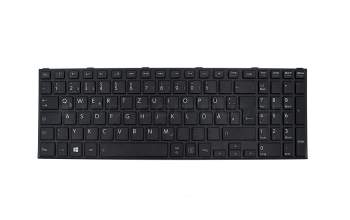 P000622210 original Toshiba keyboard DE (german) black/black matte