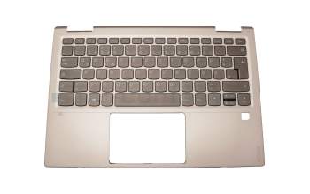 PC4SB-GE original Lenovo keyboard incl. topcase DE (german) grey/silver with backlight
