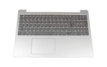 PC5CB-GE original Lenovo keyboard incl. topcase DE (german) grey/silver with backlight