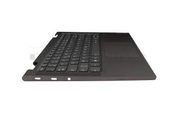 PD4SB-FR original Lenovo keyboard incl. topcase FR (french) grey/grey with backlight