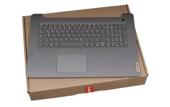 PK09000SN00 original Lenovo keyboard incl. topcase DE (german) grey/grey