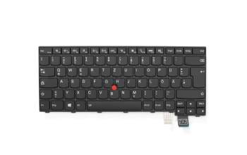 PK1310A2B13 original Lenovo keyboard DE (german) black/black matte with backlight and mouse-stick