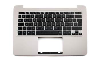 PK1319Y923S original Asus keyboard incl. topcase DE (german) black/silver