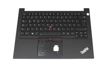 PK131D53B11 original Lenovo keyboard incl. topcase DE (german) black/black with backlight and mouse-stick