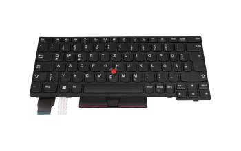 PK131L63A11 original Lenovo keyboard DE (german) black/black with mouse-stick