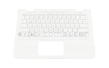 PK131U42B10 original Compal keyboard incl. topcase DE (german) white/white