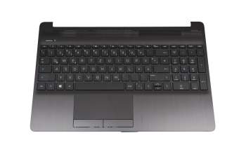 PK132H81A10 original HP keyboard incl. topcase DE (german) black/black