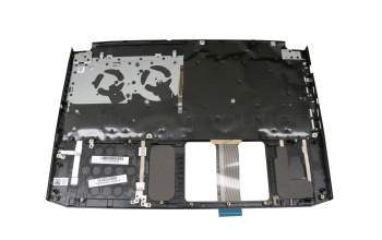 PK132K11A11 original Acer keyboard incl. topcase DE (german) black/black with backlight