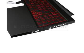 PK132K11A11 original Acer keyboard incl. topcase DE (german) black/black with backlight