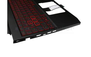 PK132K11A11 original Acer keyboard incl. topcase DE (german) black/black with backlight