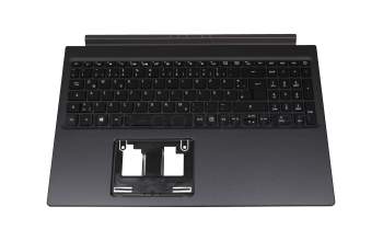 PK132Y22A13 original Acer keyboard incl. topcase DE (german) black/black with backlight