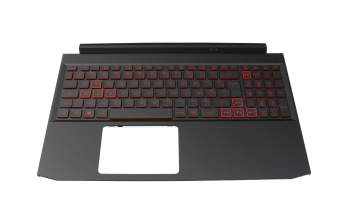 PK133361D18 original Acer keyboard incl. topcase FR (french) black/black with backlight