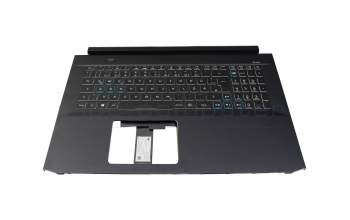 PK1333H1A13 original Acer keyboard incl. topcase DE (german) black/black with backlight