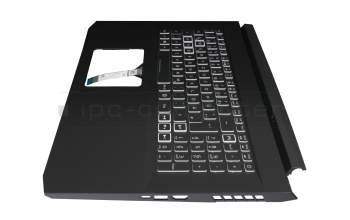 PK133AU1D13 original Acer keyboard incl. topcase DE (german) black/black with backlight
