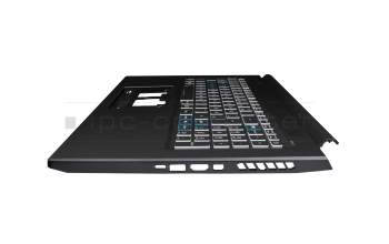 PK133BK1A13 original Acer keyboard incl. topcase DE (german) black/black with backlight