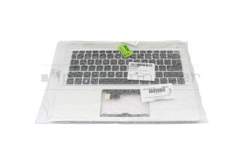 PK133TO2A13 original Acer keyboard incl. topcase DE (german) black/silver with backlight