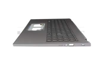 PK133TY2C13 original Acer keyboard incl. topcase DE (german) grey/grey with backlight