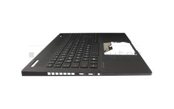 PK137II2J11 original Compal keyboard incl. topcase DE (german) black/black with backlight