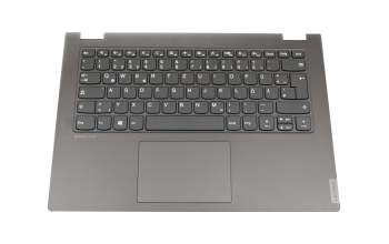 PK37B00R900 original Lenovo keyboard incl. topcase DE (german) grey/grey
