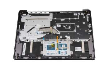 PK37B012R00 original Lenovo keyboard incl. topcase DE (german) grey/grey with backlight