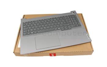 PL5CLXB-FR original Lenovo keyboard incl. topcase FR (french) grey/grey with backlight