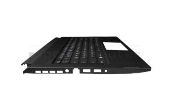 PN157965 original MSI keyboard incl. topcase DE (german) black/black with backlight