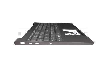 PP5XB-GR original Lenovo keyboard incl. topcase DE (german) grey/grey with backlight