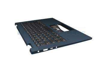 PR4SB-GE original Lenovo keyboard incl. topcase DE (german) dark grey/blue with backlight blue