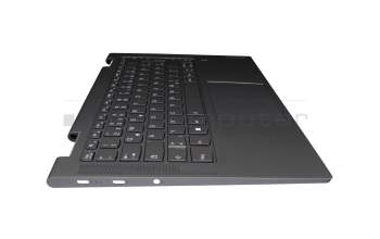 PR4SB-GE original Lenovo keyboard incl. topcase DE (german) grey/grey with backlight