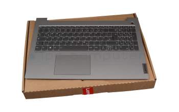 PR5SB-GR original Lenovo keyboard incl. topcase DE (german) grey/grey with backlight