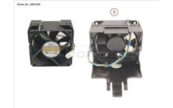 Fujitsu PY-BA24SH Extension Backplane 4x2,5\' hotplug HDD