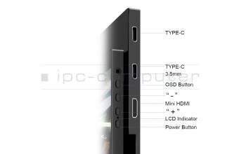 Portable display 15.6 FHD USB-C/HDMI for Dell Latitude 14 (5410)