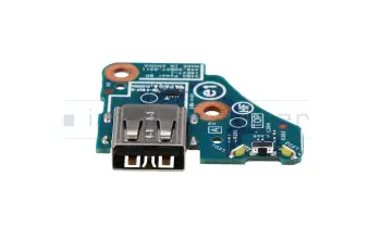 Power button / USB board original suitable for HP Envy x360 15-dr0203ng (7KF61EA)
