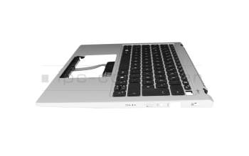 QF03P_A41BWL original Acer keyboard incl. topcase DE (german) black/silver