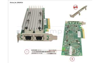Fujitsu PLAN EP QL41112 2X 10GBASE-T for Fujitsu PrimeQuest 3800E2