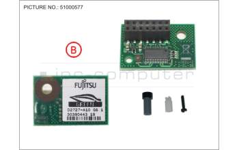 Fujitsu TPM MODULE ADD-ON KIT for Fujitsu Esprimo D538
