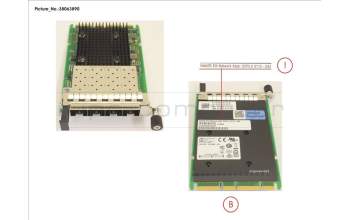 Fujitsu PLAN EP X710-DA4 4X 10G SFP OCPV3 for Fujitsu Primergy RX4770 M6
