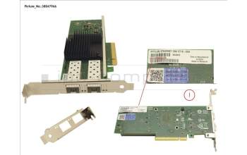 Fujitsu S26361-F3640-L502 Eth Ctrl X710-DA2 2x10Gb SFP+