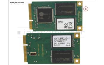Fujitsu SSD M-SATA 8GB (SLC) for Fujitsu Futro S720