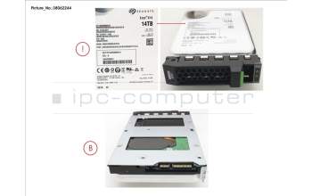 Fujitsu S26361-F3904-L140 HD SATA 6G 14TB 7.2K 512E HOT PL 3.5\" BC