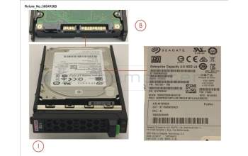 FSC S26361-F3956-L100 HD SATA 6G 1TB 7.2K 512n HOT PL 2.5\'BC