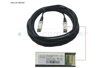 Fujitsu SFP+ ACTIVE TWINAX CABLE CISCO 10M for Fujitsu Primergy RX2520 M1