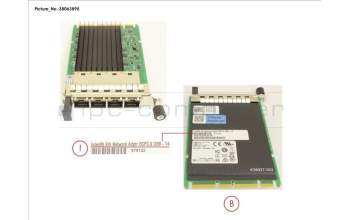 Fujitsu PLAN CP I350-T4 4X 1000BASE-T OCPV3 for Fujitsu Primergy RX4770 M6