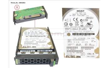 Fujitsu S26361-F5543-L145 HD SAS 12G 450GB 10K 512E HOT PL 2.5\' EP